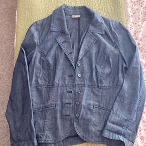 J.Jill light weight denim blazer